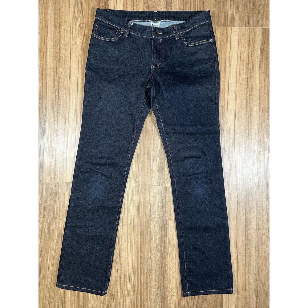 Patagonia Jeans Women's Size 30 Dark Blue Straight Organic Cotton Blend